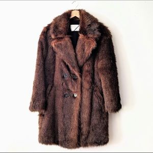 Zara Faux Fur Coat